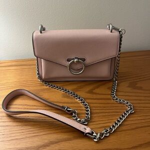 Rebecca Minkoff Pink Leather Chain Crossbody Bag